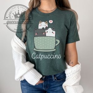 Catpuccino Shirt Cat Coffee Shirt queesstar.com 1