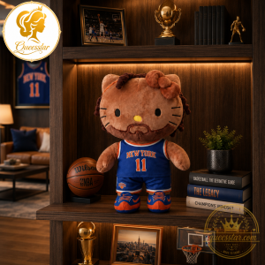 New York Knicks Jalen Brunson Hello Kitty Basketball Plush Toy 4 New York Knicks Jalen Brunson Hello Kitty Basketball Plush Toy