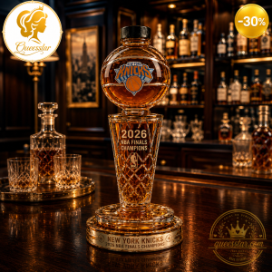 New York Knicks 2026 NBA Finals Champions Limited Edition Basketball Trophy Whiskey Decanter 3 New York Knicks 2026 NBA Finals Champions Limited Edition Basketball Trophy Whiskey Decanter