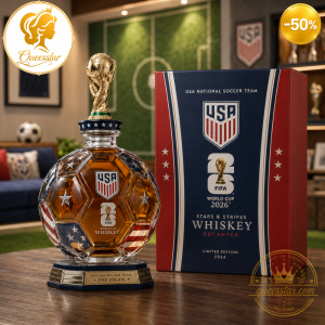 USA National Soccer Team World Cup 2026 Limited Edition Whiskey Decanter