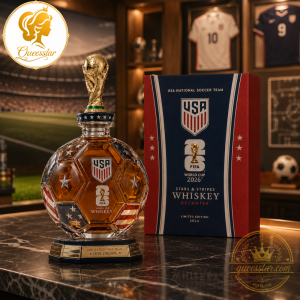 USA National Soccer Team World Cup 2026 Limited Edition Whiskey Decanter
