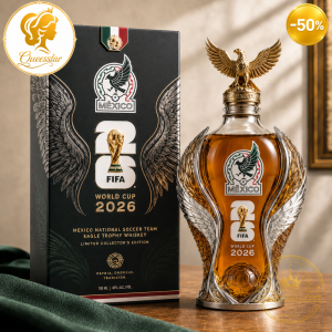 Mexico National Soccer Team World Cup 2026 Eagle Trophy Limited Edition Whiskey Decanter