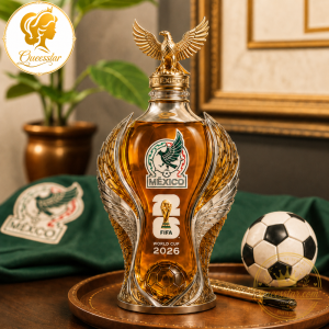Mexico National Soccer Team World Cup 2026 Eagle Trophy Limited Edition Whiskey Decanter