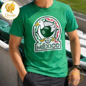 Mexico Duck Football Limited Edition Green T-Shirt 4 Mexico Duck Football Limited Edition Green T-Shirt