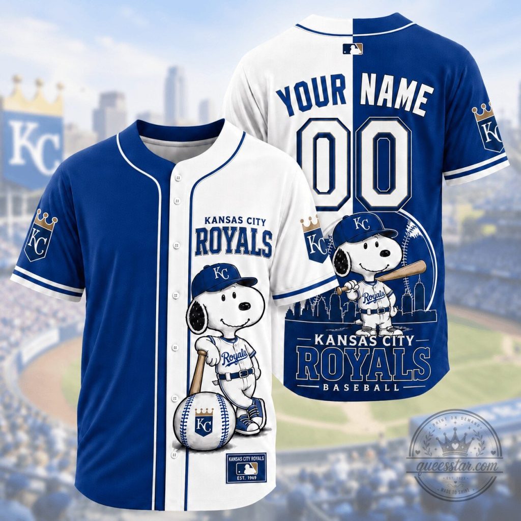 kansas-city-royals-snoopy-personalized-baseball-jersey-for-major-league-baseball-fans-featured Kansas City Royals Snoopy Personalized Baseball Jersey for Major League Baseball Fans