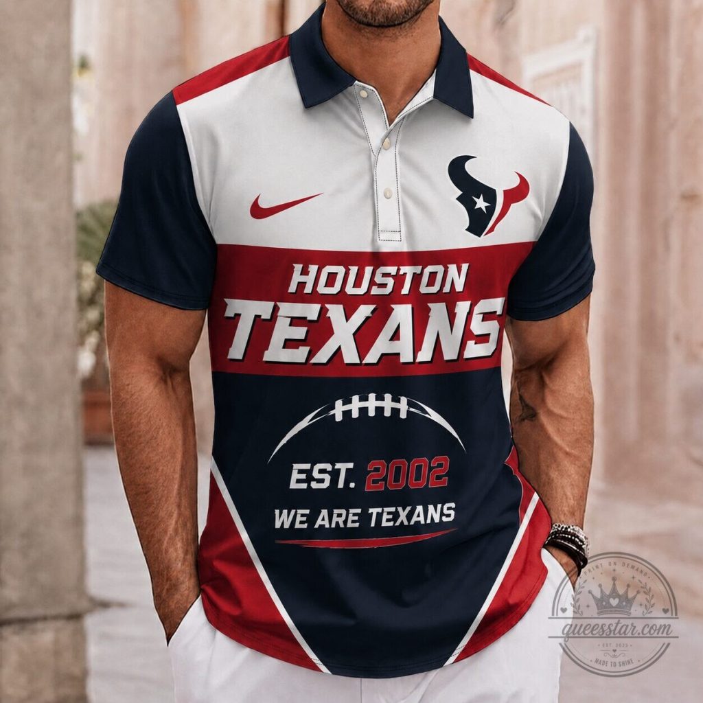 Houston Texans National Football League Established Team Pride Polo Shirt Houston Texans National Football League Established Team Pride Polo Shirt