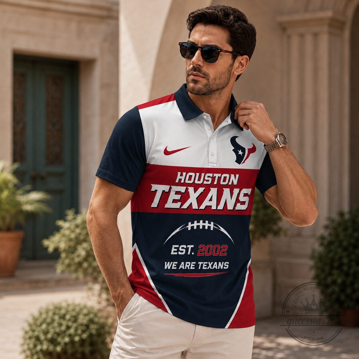 Houston Texans National Football League Established Team Pride Polo Shirt 3 Houston Texans National Football League Established Team Pride Polo Shirt