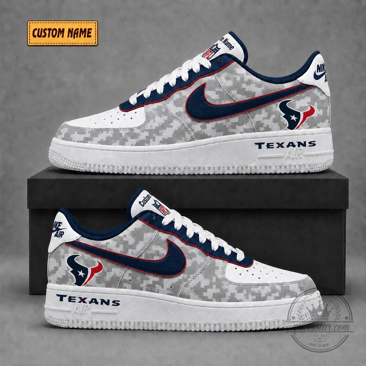 Buffalo Bills | Premium NFL Fear The Team AF1 Sneakers - VA36232