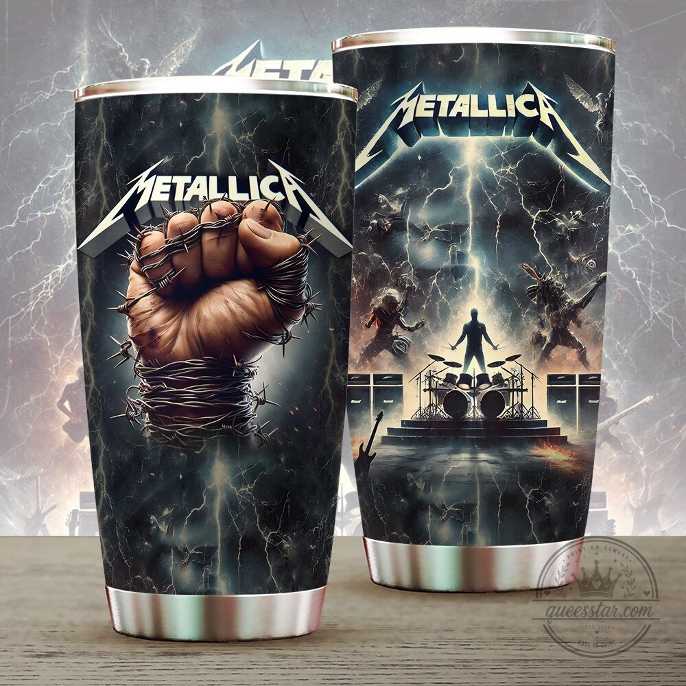 Metallica Master of Puppets Album Art Insulated Tumbler