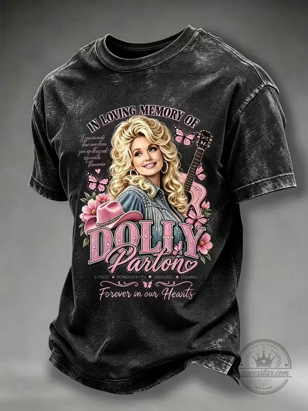 Dolly Parton Country Music Shirt, In Loving Memory Forever In Our Hearts T-Shirt
