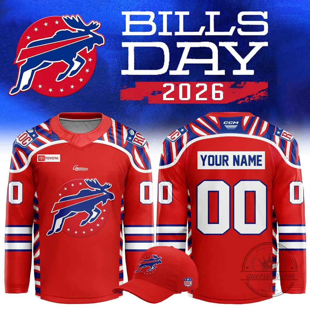 Rochester Americans Buffalo Bills Day 2026 Limited Edition Hockey Jersey