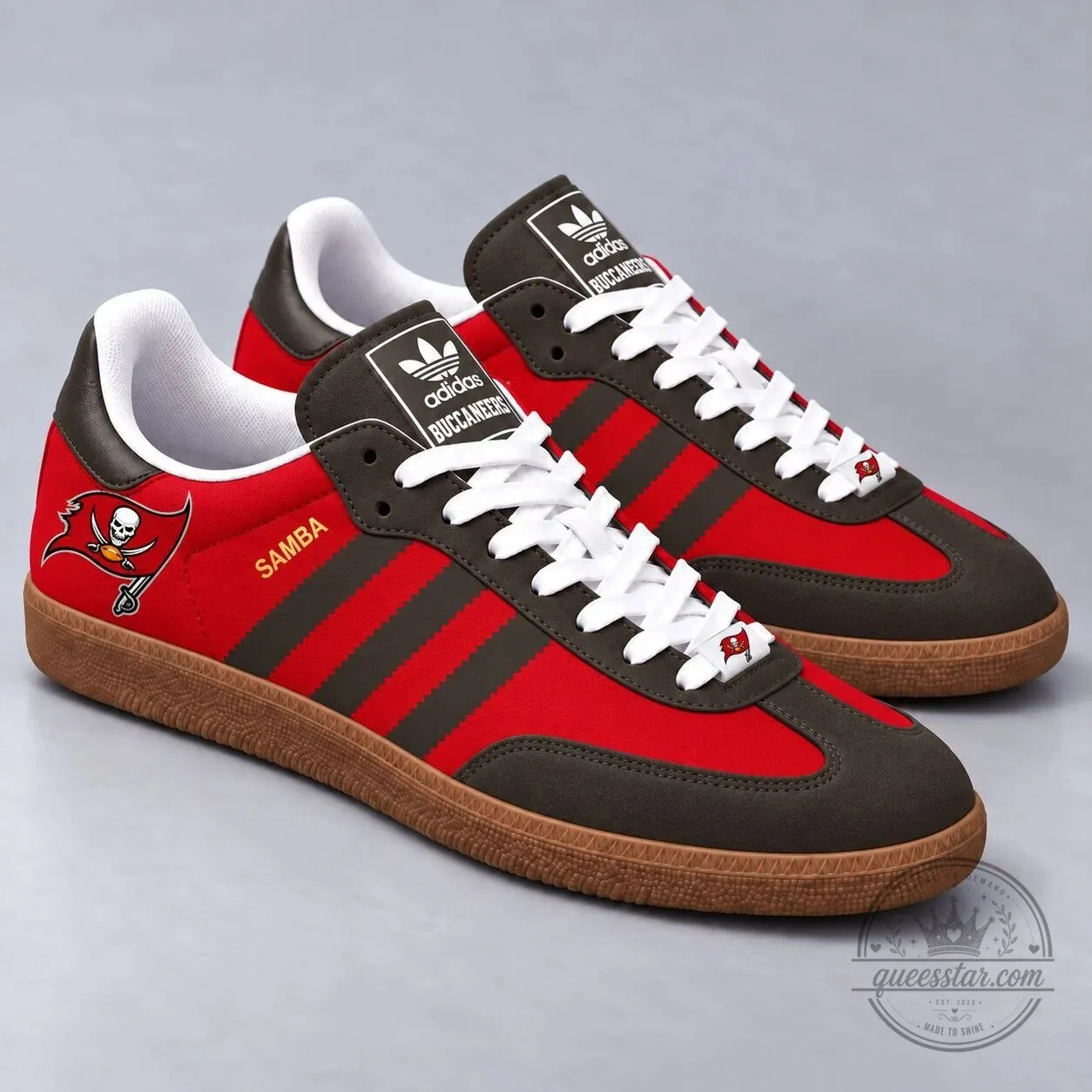 Tampa Bay Buccaneers National Football League Team Samba Style Shoes