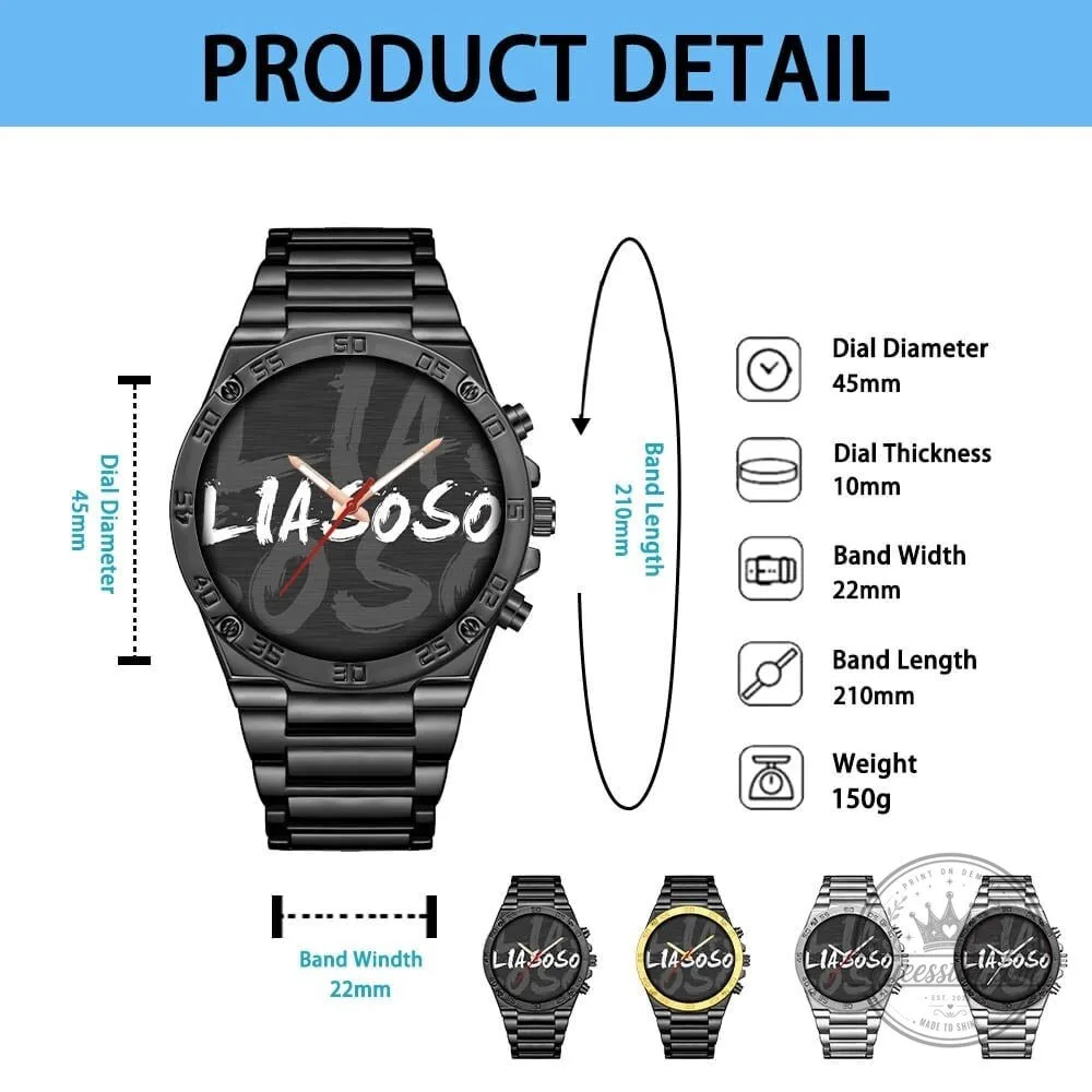 Mini Cooper Car Logo Black Stainless Steel Wristwatch 13 Mini Cooper Car Logo Black Stainless Steel Wristwatch