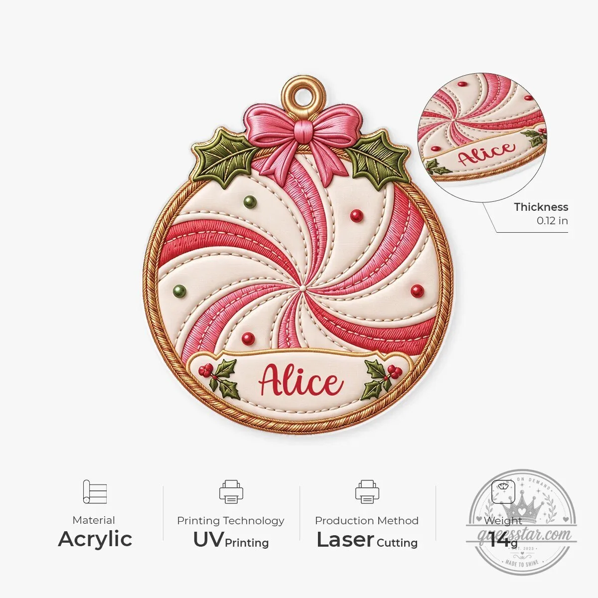 Personalized Christmas Gingerbread House Snow Globe Name Ornament 8 Personalized Christmas Gingerbread House Snow Globe Name Ornament