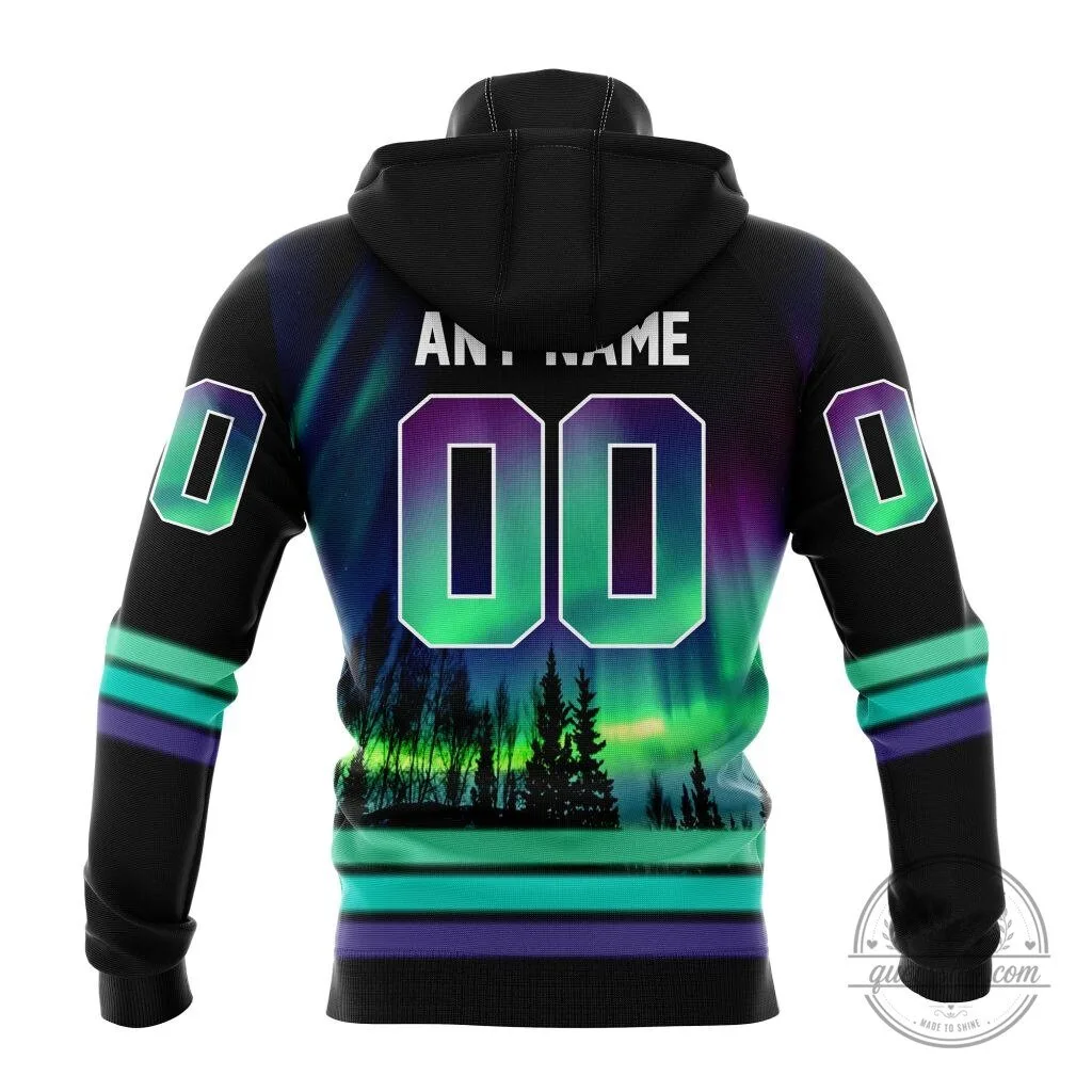 Medicine Hat Tigers Northern Lights Hockey Team All-Over Print Hoodie 13 Medicine Hat Tigers Northern Lights Hockey Team All-Over Print Hoodie