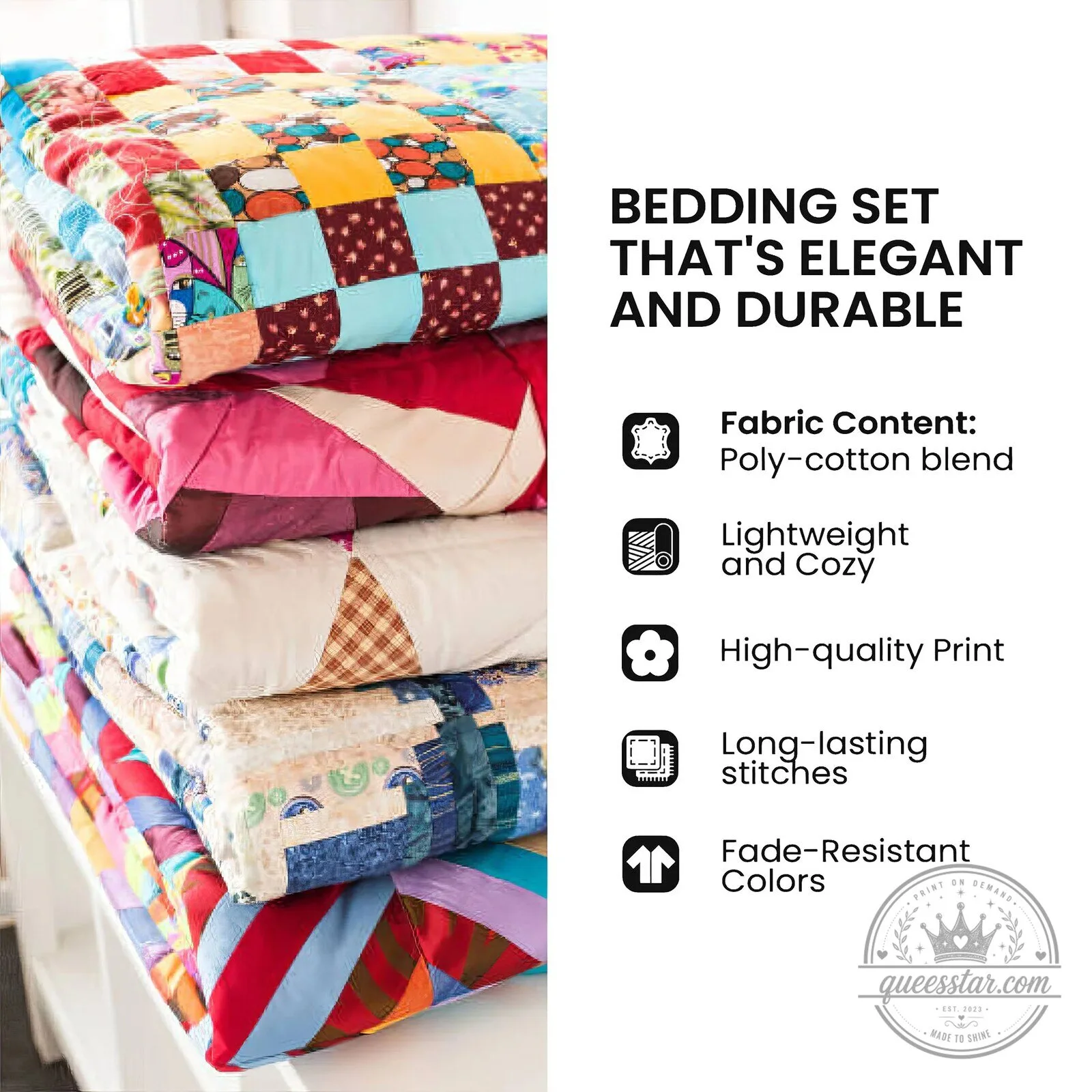 Northern Lights Christmas Winter Wonderland Quilted Bedding Set 7 Northern Lights Christmas Winter Wonderland Quilted Bedding Set
