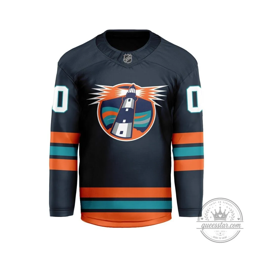 New York Islanders Lighthouse Alternate NHL Ice Hockey Jersey