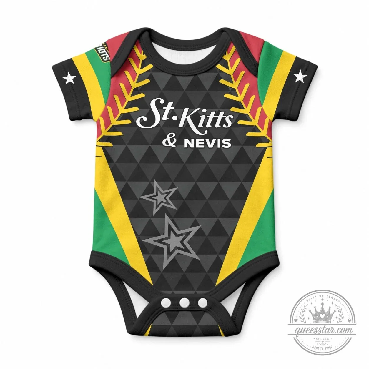 Saint Kitts and Nevis Cricket Patriots Baby Bodysuit