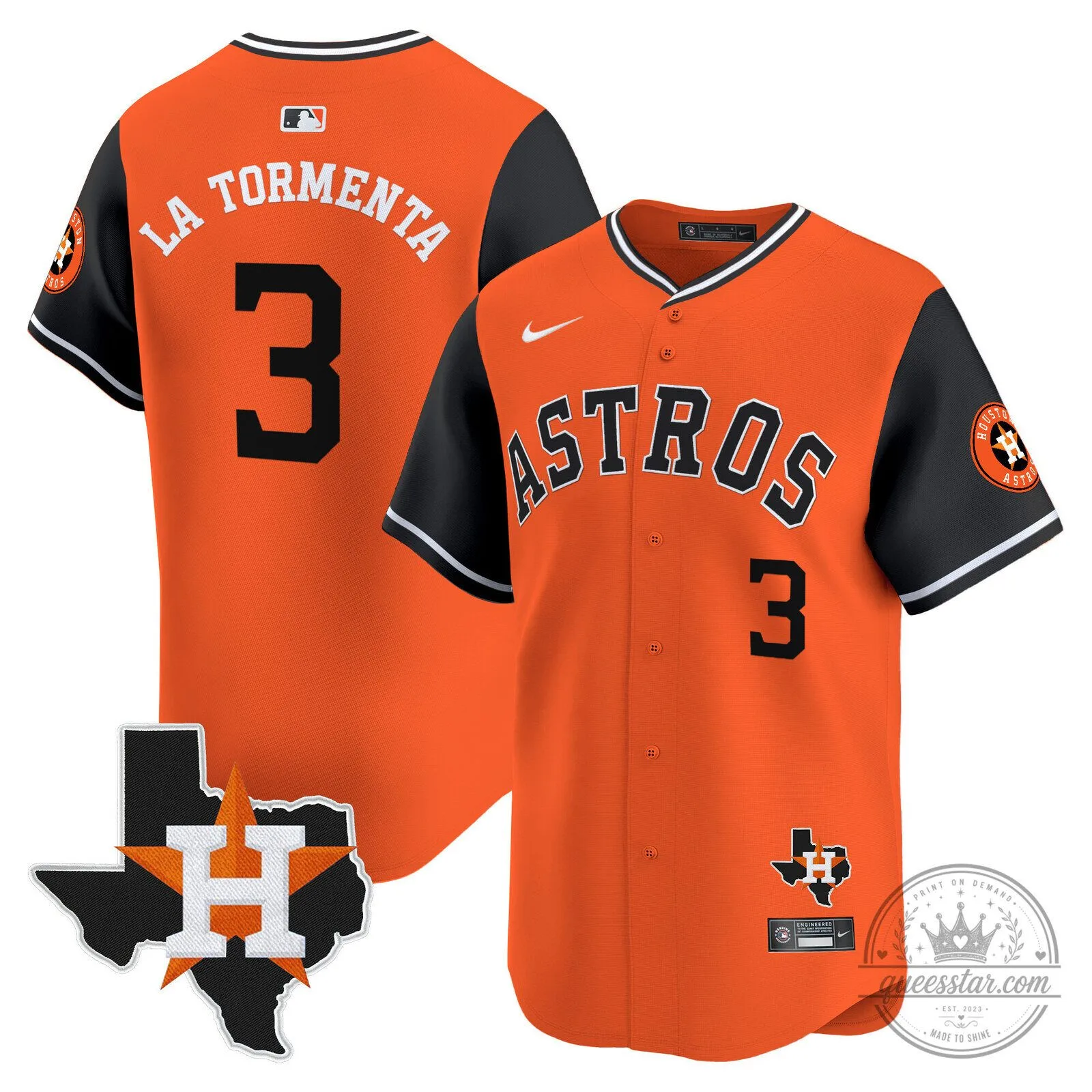Houston Astros Yordan Alvarez Orange Black Baseball Jersey 22 Houston Astros Yordan Alvarez Orange Black Baseball Jersey