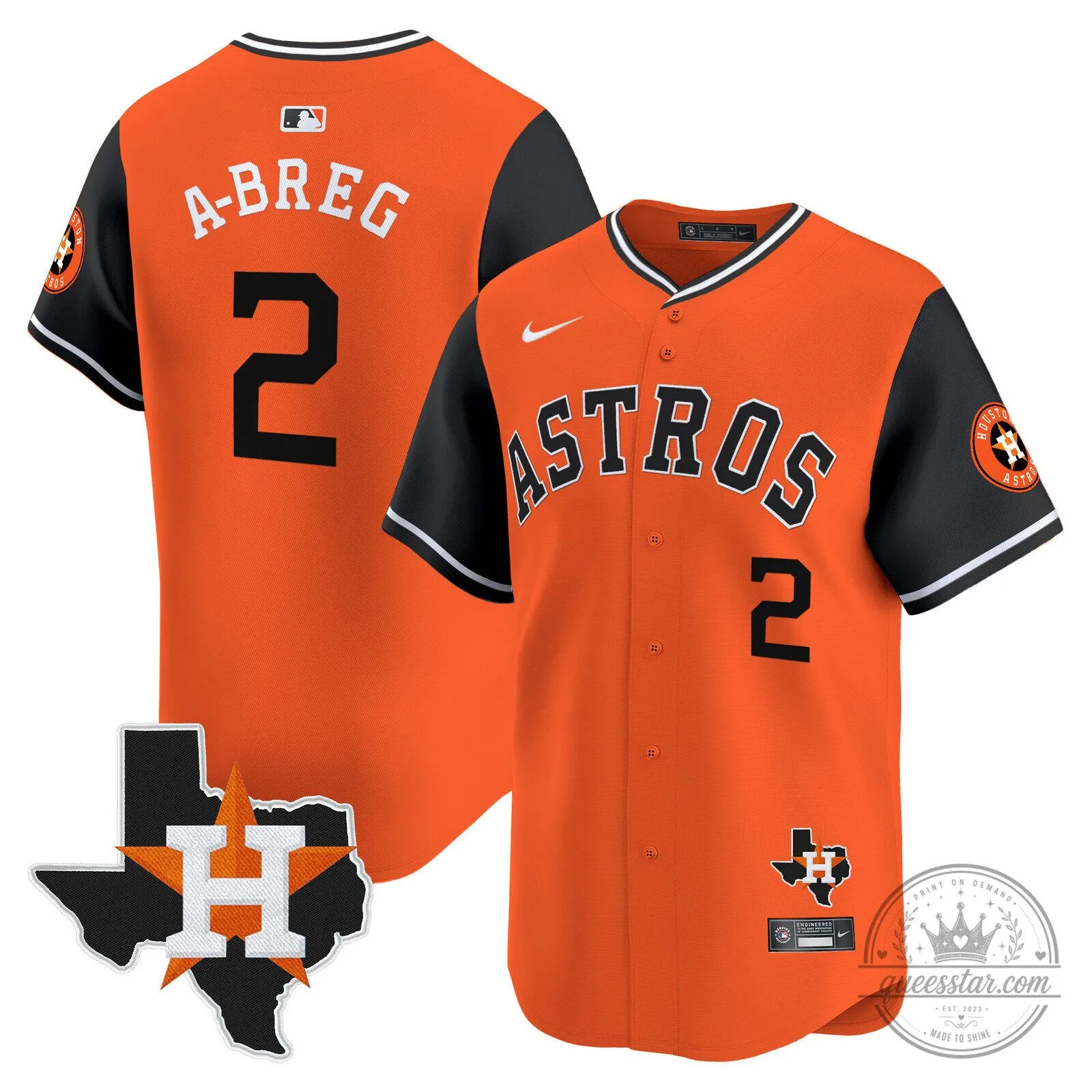 Houston Astros Yordan Alvarez Orange Black Baseball Jersey 23 Houston Astros Yordan Alvarez Orange Black Baseball Jersey