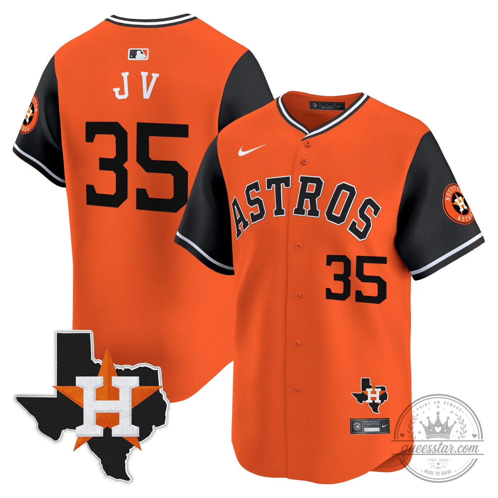 Houston Astros Yordan Alvarez Orange Black Baseball Jersey 24 Houston Astros Yordan Alvarez Orange Black Baseball Jersey