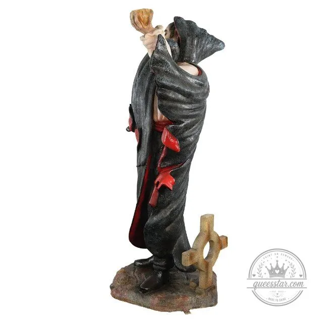 Lifesize Halloween Dracula Vampire Figure with Tombstone Base 6 Lifesize Halloween Dracula Vampire Figure with Tombstone Base