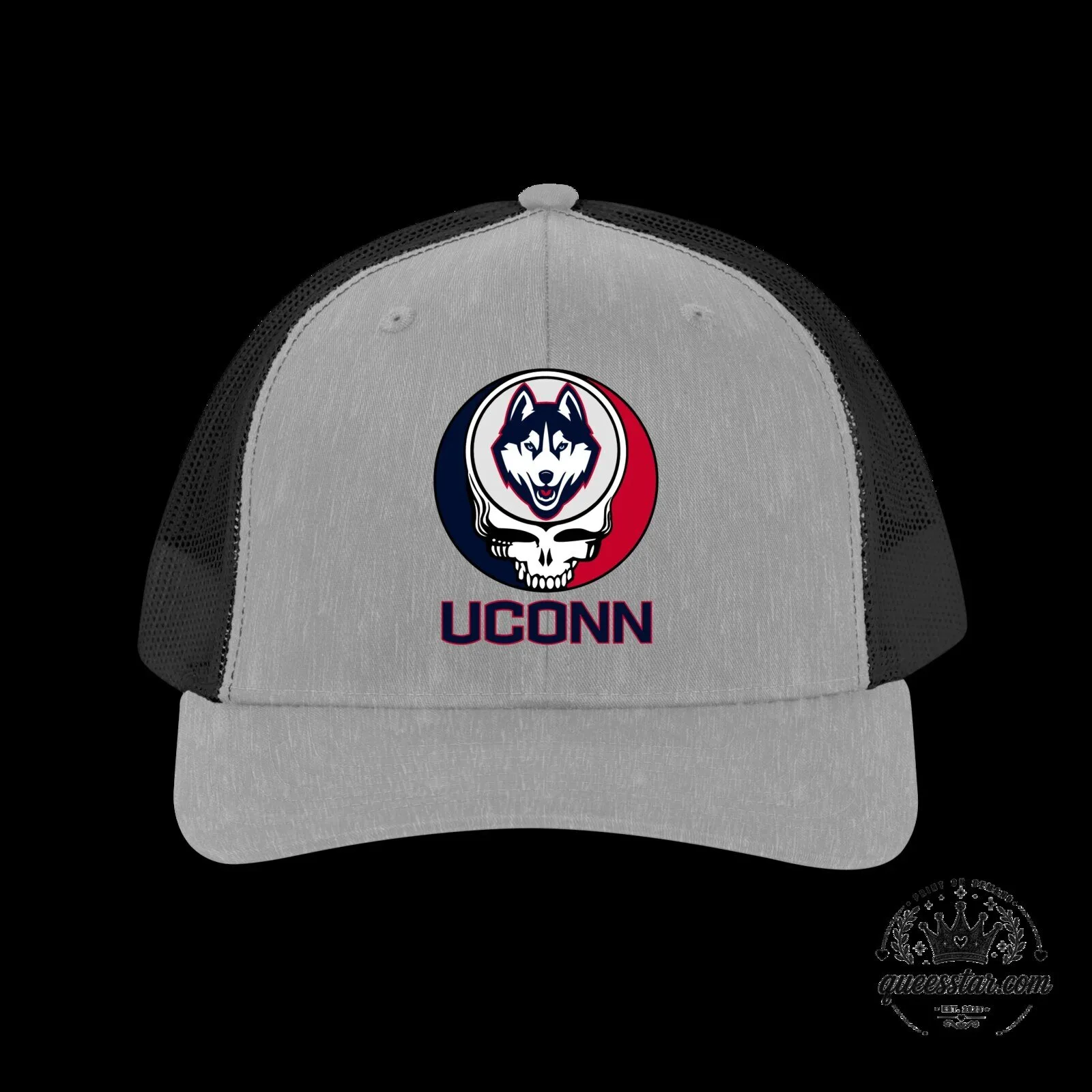 Huskies Steal Your Face Trucker Hat by Grateful Dead - University of Connecticut