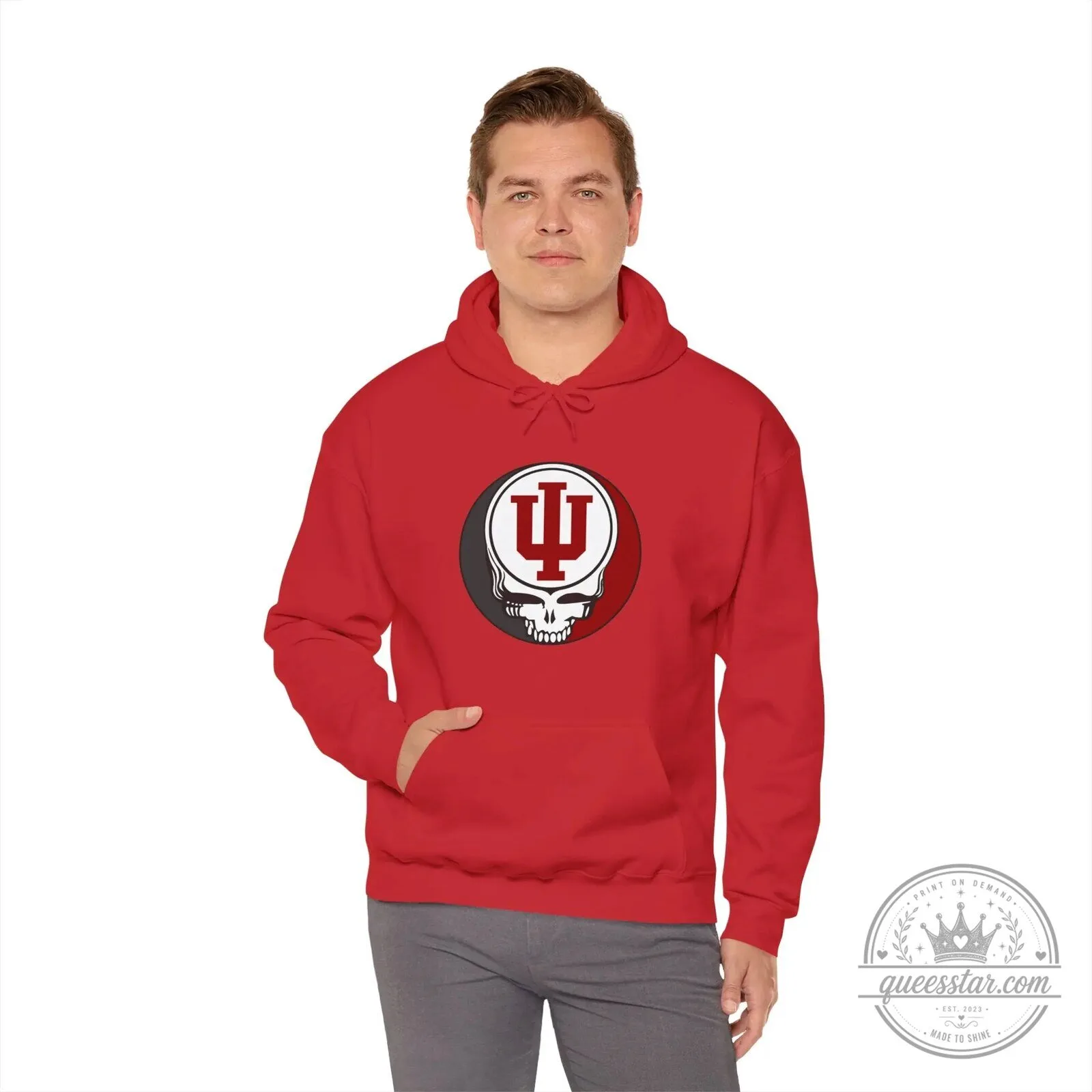 Indiana University Grateful Dead Steal Your Face Skull Hoodie 27 Indiana University Grateful Dead Steal Your Face Skull Hoodie