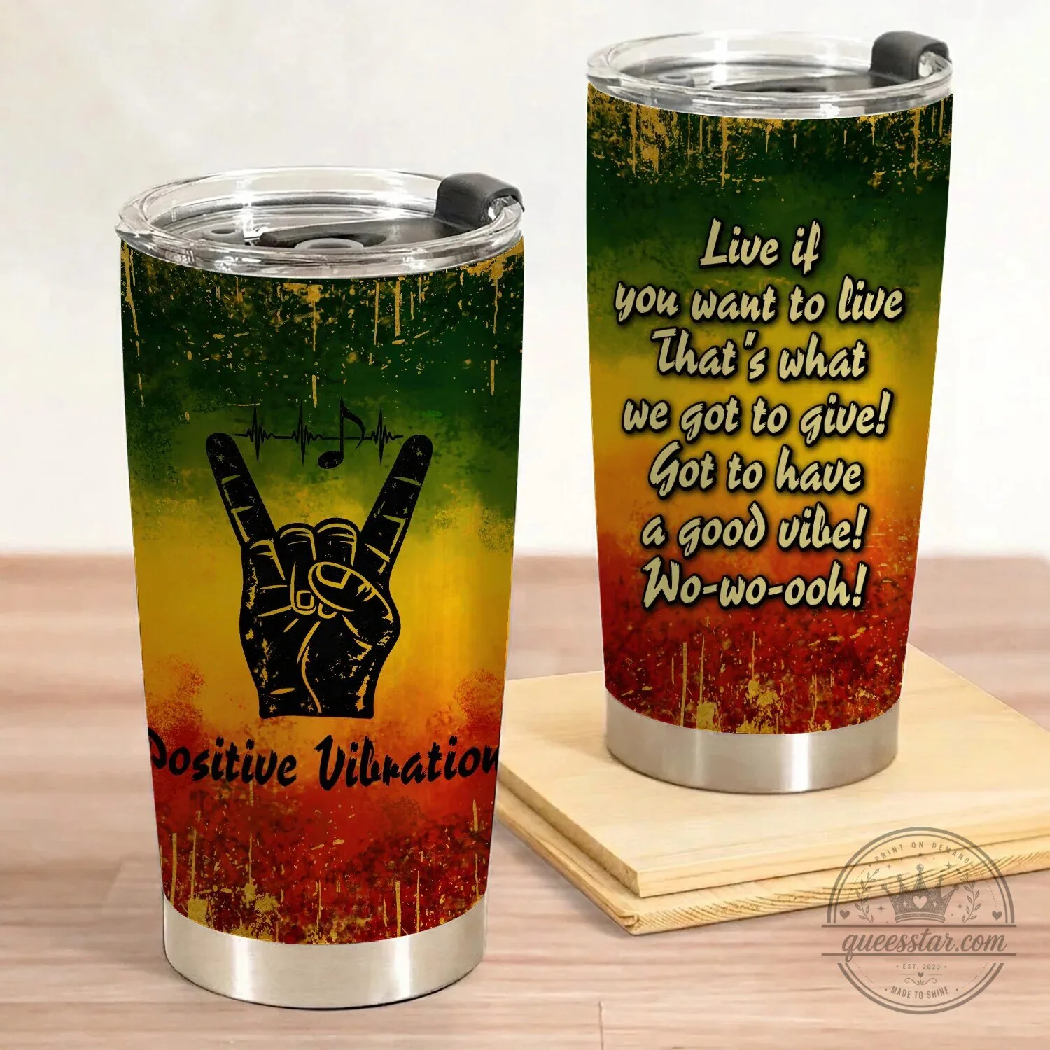 Bob Marley Positive Vibration Lyrics Reggae Music Tumbler 10 Bob Marley Positive Vibration Lyrics Reggae Music Tumbler