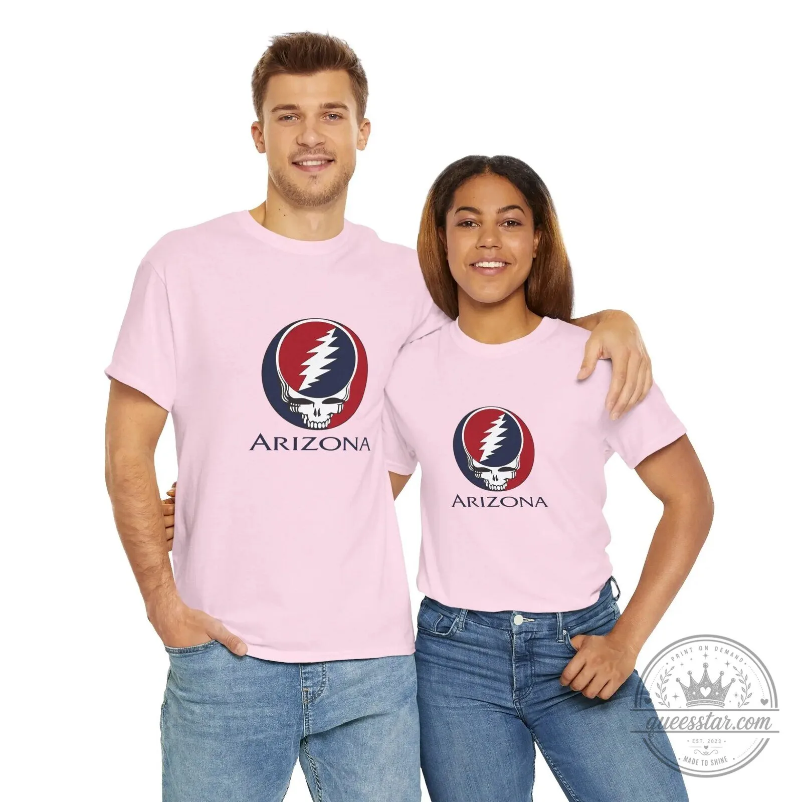 Grateful Dead Steal Your Face Arizona College T-Shirt 11 Grateful Dead Steal Your Face Arizona College T-Shirt