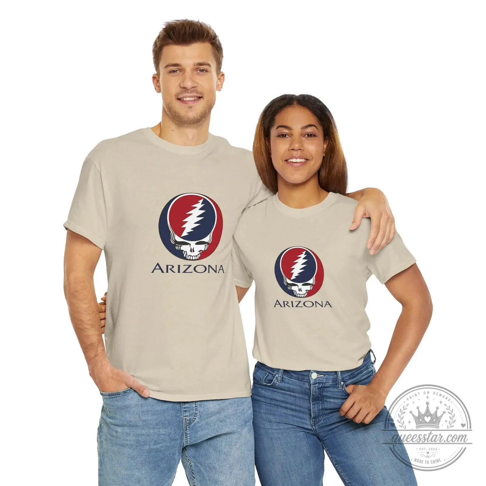 Grateful Dead Steal Your Face Arizona College T-Shirt 12 Grateful Dead Steal Your Face Arizona College T-Shirt