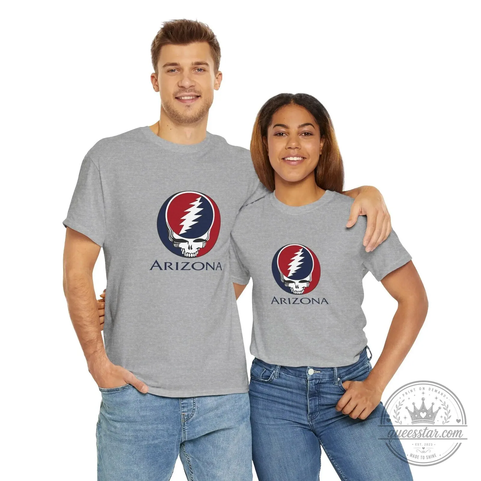 Grateful Dead Steal Your Face Arizona College T-Shirt 13 Grateful Dead Steal Your Face Arizona College T-Shirt