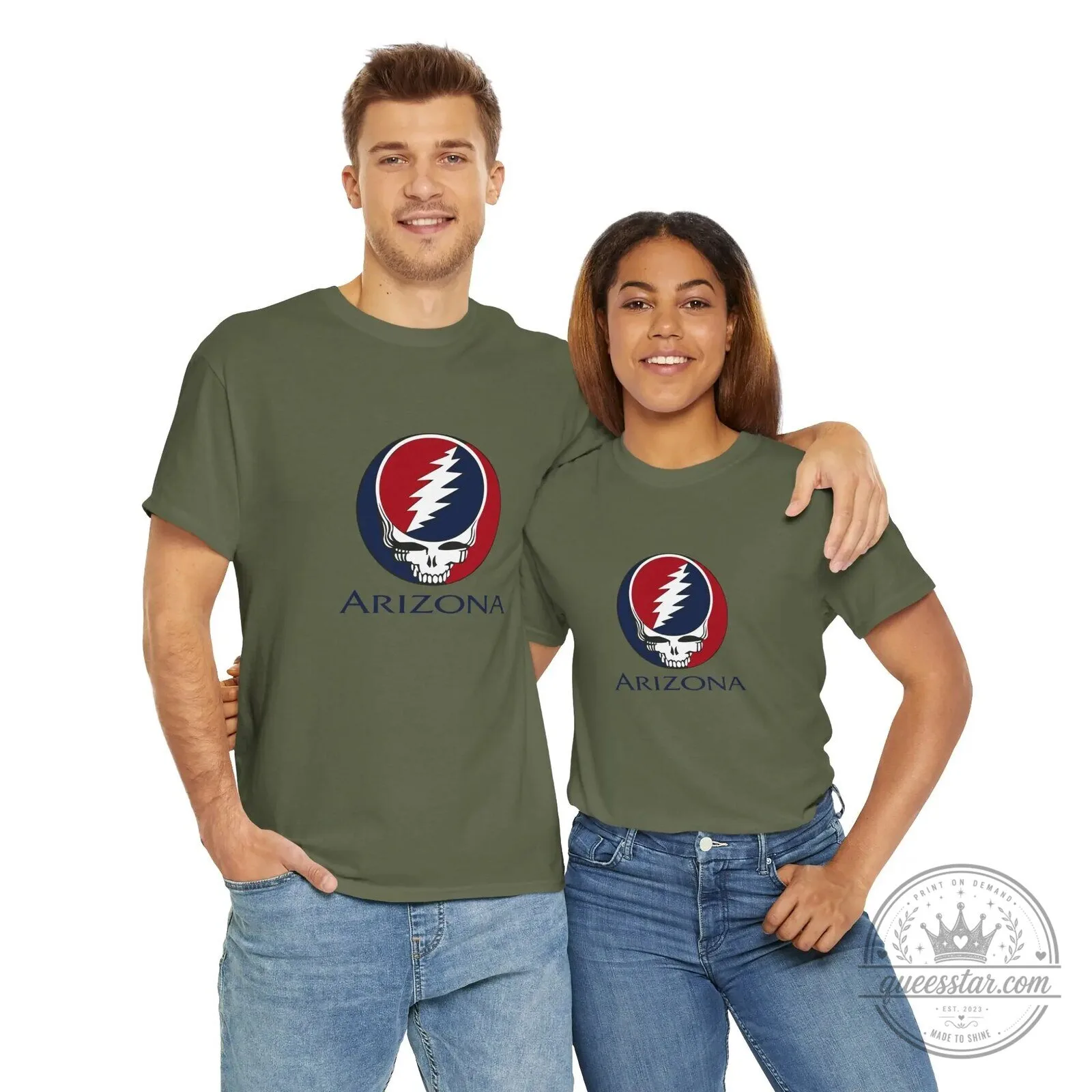 Grateful Dead Steal Your Face Arizona College T-Shirt 14 Grateful Dead Steal Your Face Arizona College T-Shirt
