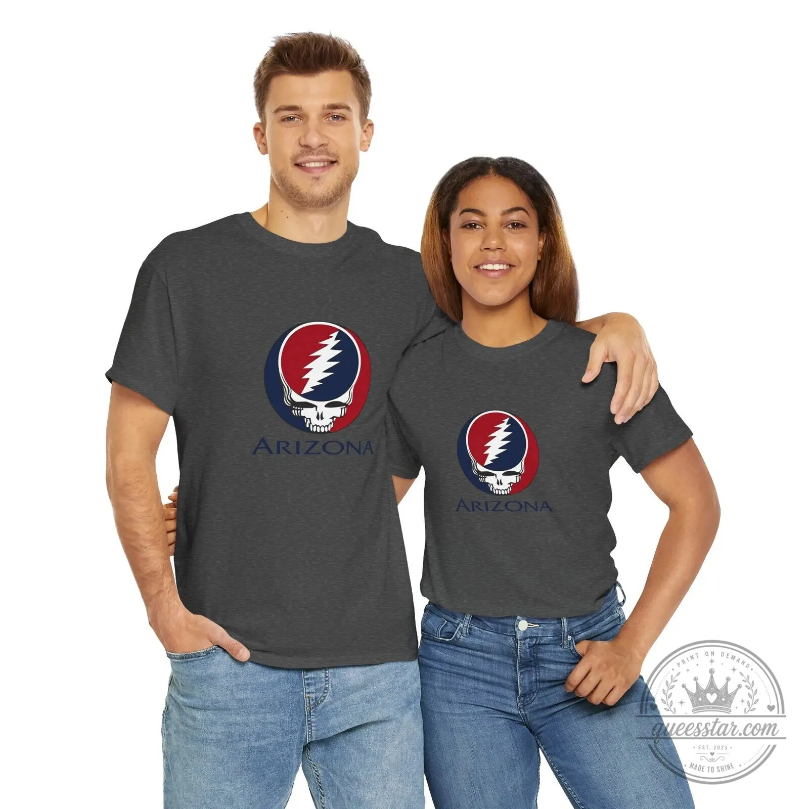 Grateful Dead Steal Your Face Arizona College T-Shirt 15 Grateful Dead Steal Your Face Arizona College T-Shirt