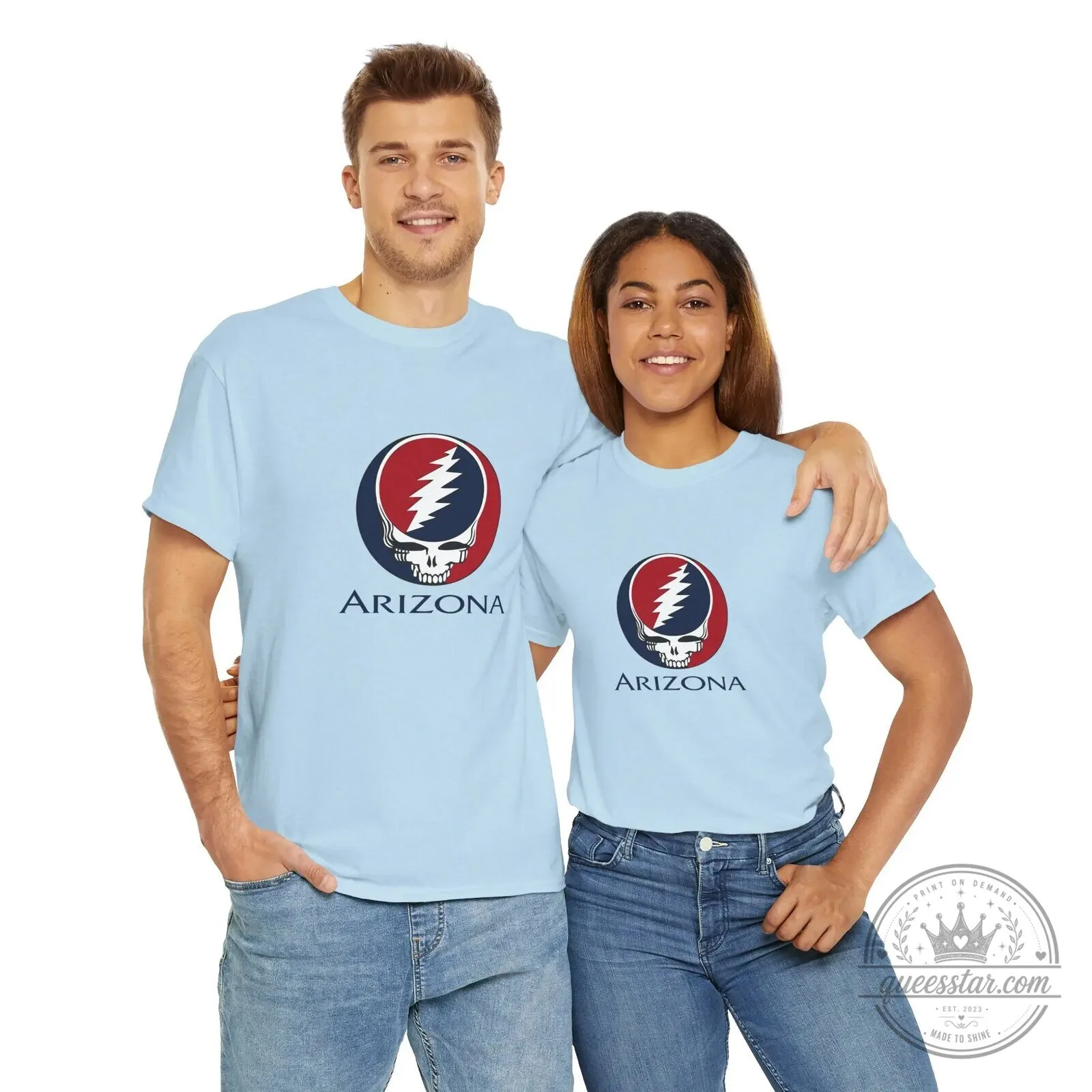 Grateful Dead Steal Your Face Arizona College T-Shirt 16 Grateful Dead Steal Your Face Arizona College T-Shirt