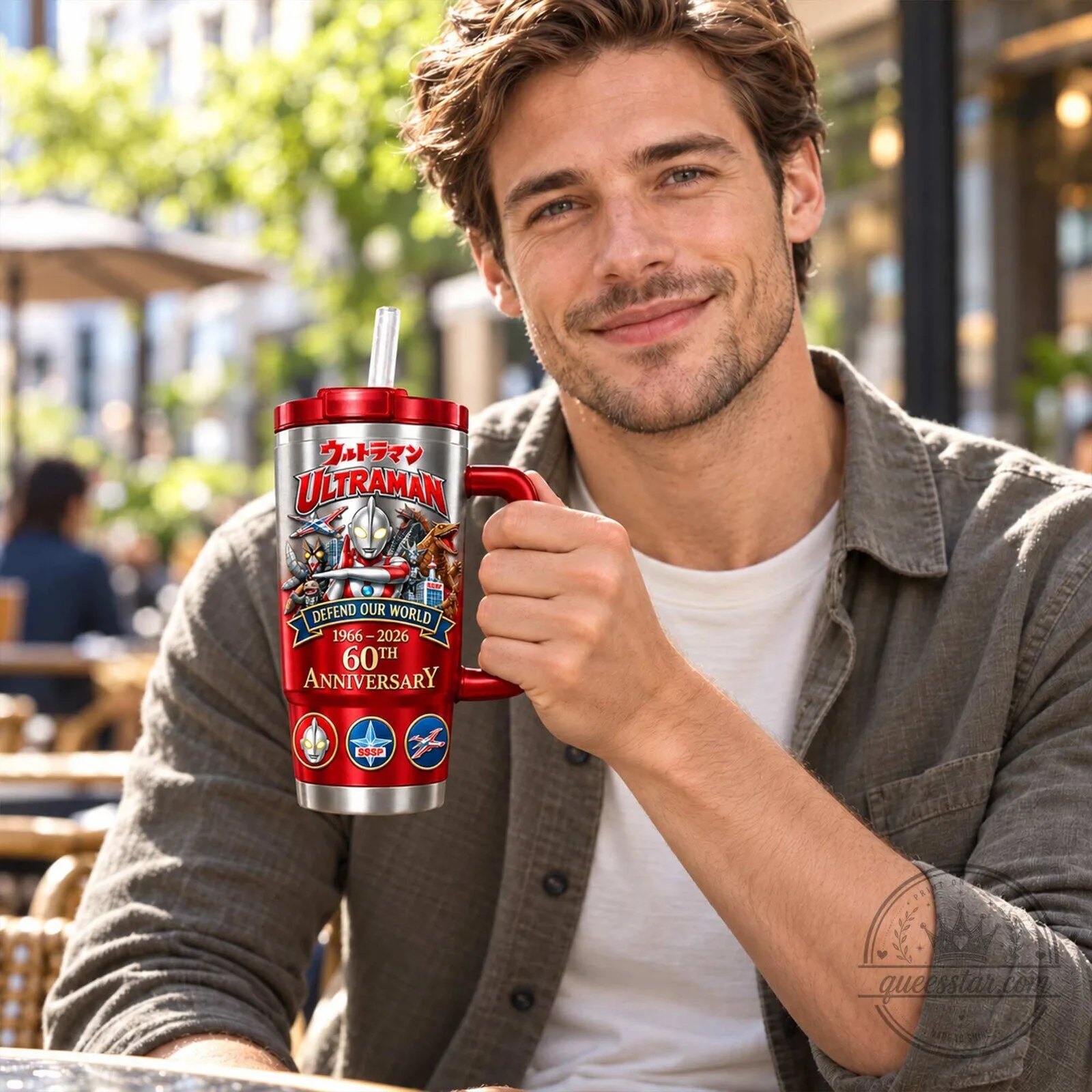 60th Anniversary Ultraman Insulated Tumbler in Stainless Steel - Defend Our World Edition 5 60th Anniversary Ultraman Insulated Tumbler in Stainless Steel - Defend Our World Edition