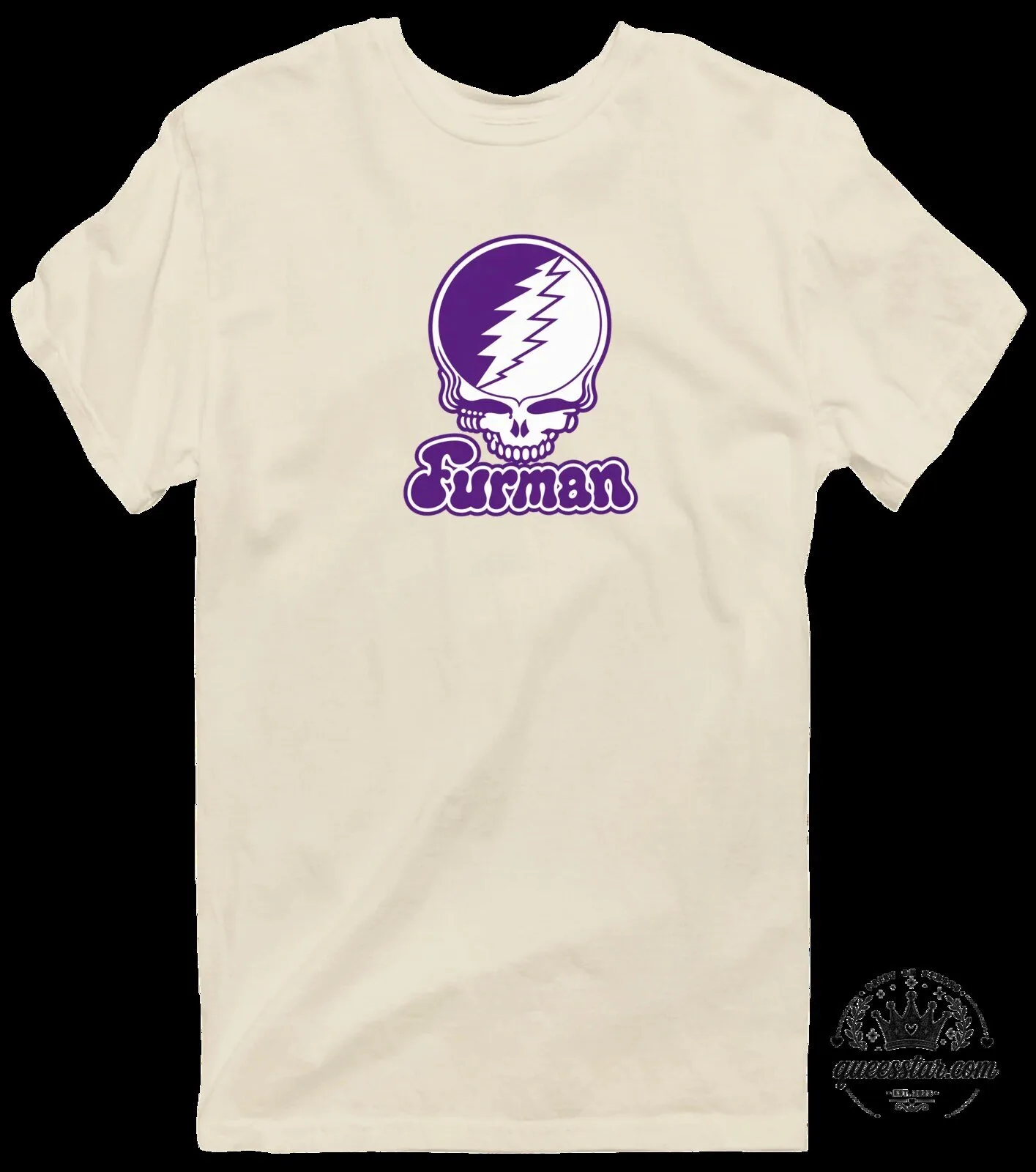 Furman University Stealie Skull Grateful Dead Inspired Purple Blue T-Shirt 16 Furman University Stealie Skull Grateful Dead Inspired Purple Blue T-Shirt