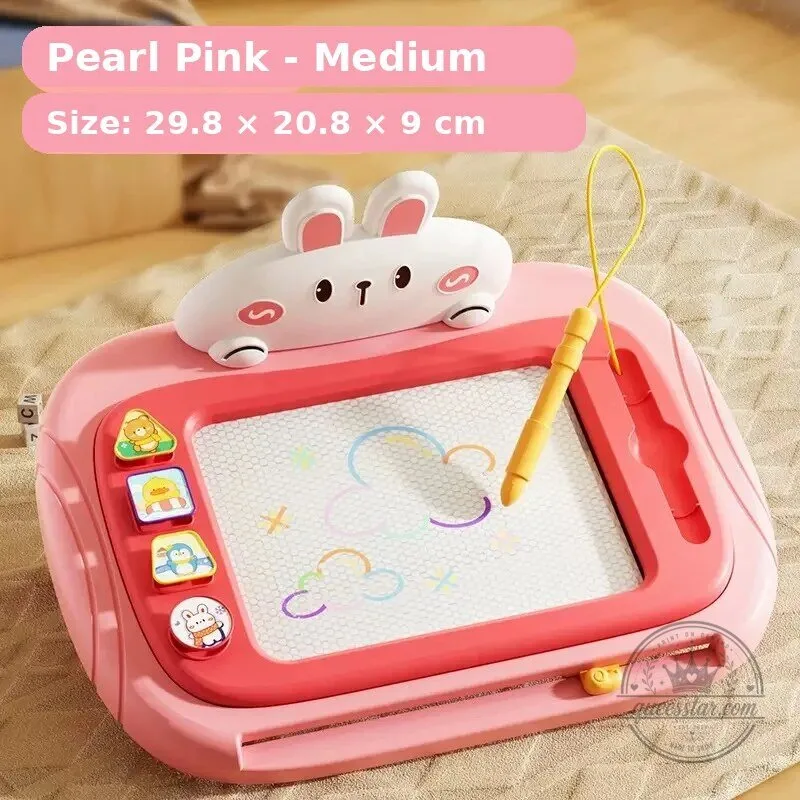 Kids Ergonomic Magnetic Drawing Board with Pen and Stamps 33 Kids Ergonomic Magnetic Drawing Board with Pen and Stamps