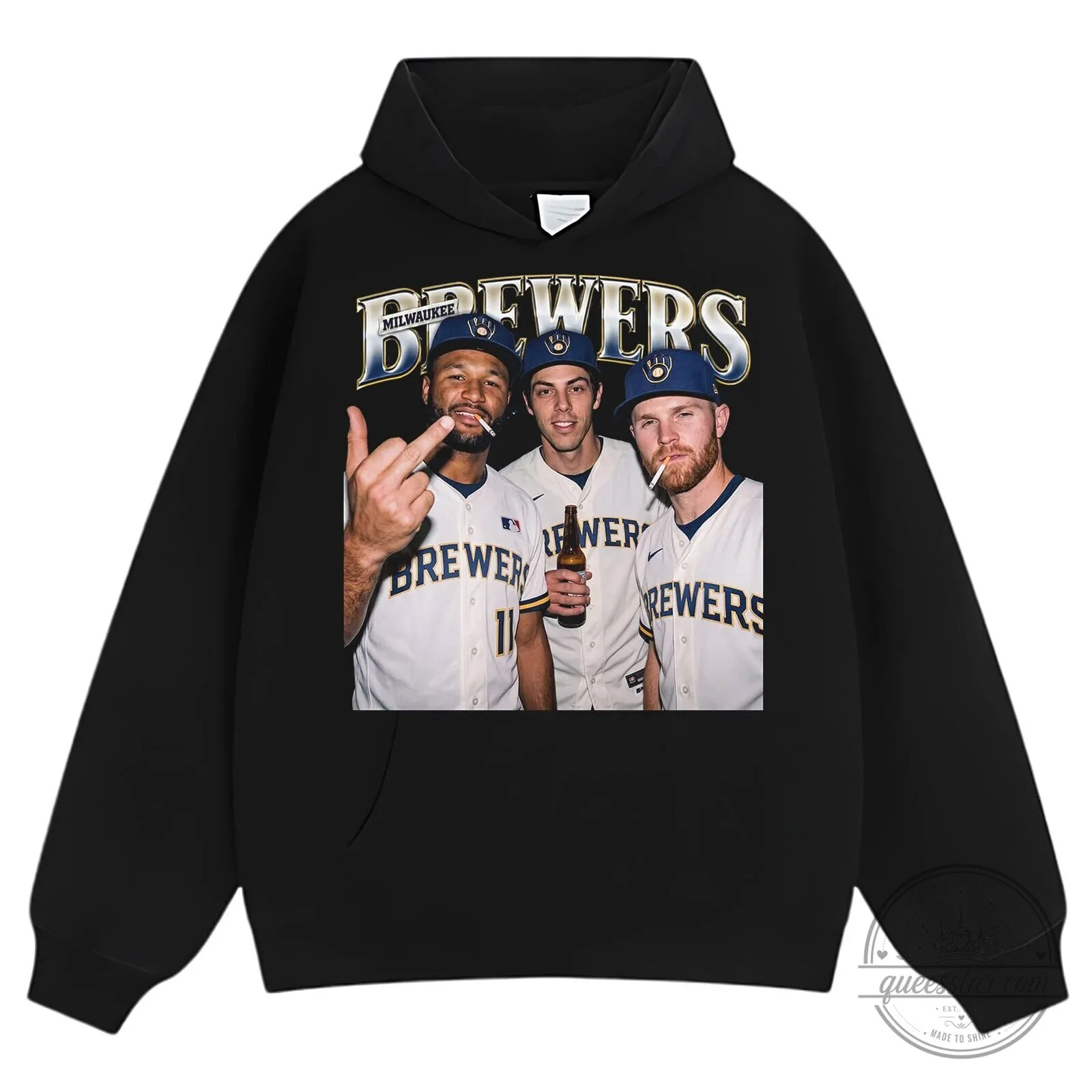 Milwaukee Brewers Baseball Team Fan Apparel T-Shirt 13 Milwaukee Brewers Baseball Team Fan Apparel T-Shirt