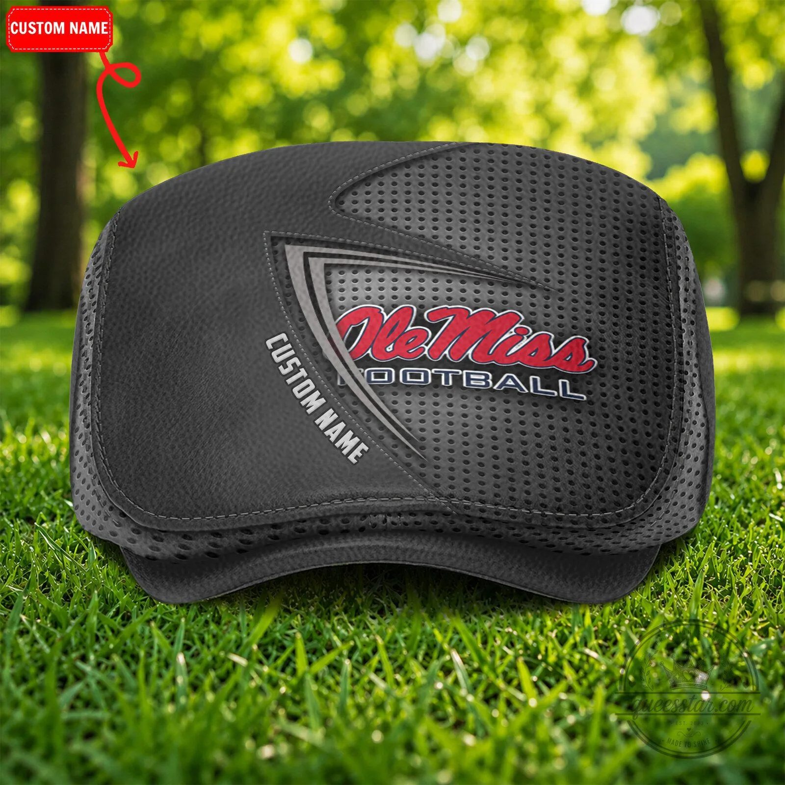 Ole Miss Rebels Football NCAA Golf Flat Cap, Personalized Custom Name Hat 6 Ole Miss Rebels Football NCAA Golf Flat Cap, Personalized Custom Name Hat