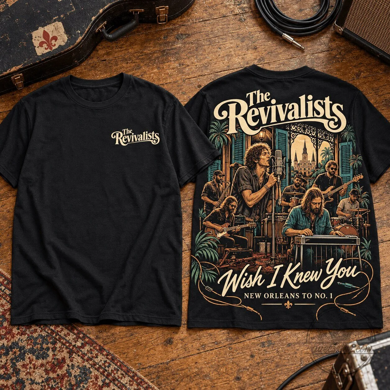 The Revivalists Wish I Knew You New Orleans Concert Band T-Shirt