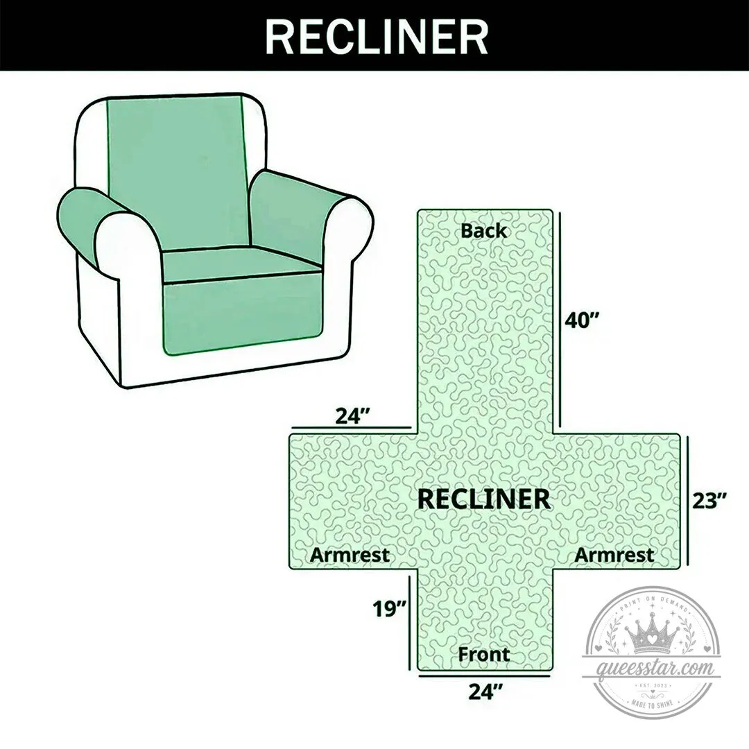 Sleeping Dachshund Christmas Holiday Recliner Chair Cover 11 Sleeping Dachshund Christmas Holiday Recliner Chair Cover