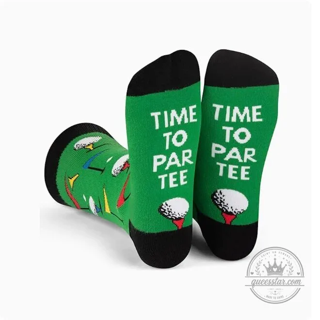 Frustrated Golfer Novelty Socks, Funny Golfing Men's Crew Socks, Golf Lover Gift 9 Frustrated Golfer Novelty Socks, Funny Golfing Men