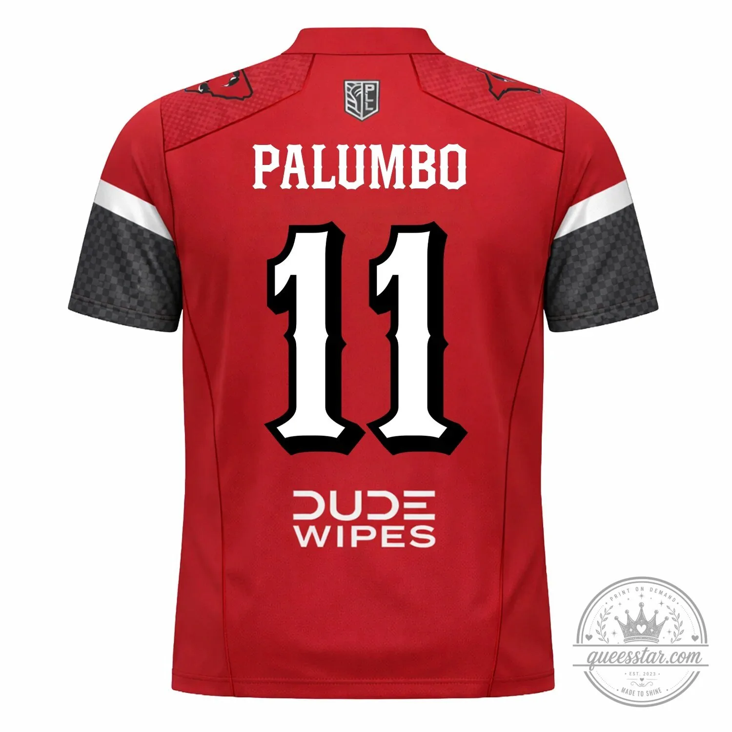 Carolina Chaos Lacrosse Team Number 11 Replica Player Football Jersey 3 Carolina Chaos Lacrosse Team Number 11 Replica Player Football Jersey