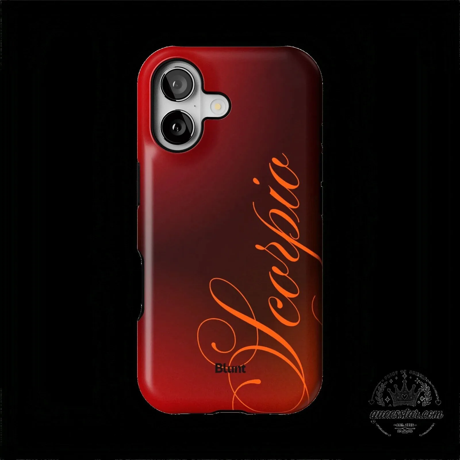 Scorpio Zodiac Sign Astrology Horoscope Red Gradient Phone Case